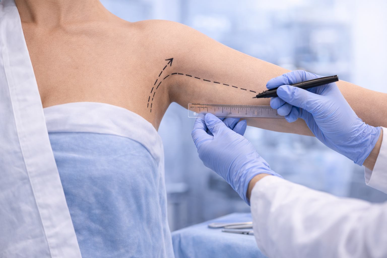 Kol Germe için klinik ortam konsept görseli